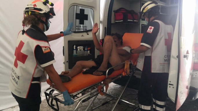 HOMBRE DESNUDO, DROGADO Y GOLPEADO ES ENCONTRADO DEAMBULANDO POR LA COLONIA “TRES REYES”