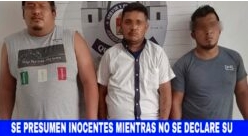 DETIENEN EN LA SUPERMANZANA 212 A TAXISTA CON SUS CÓMPLICES DESPUÉS DE ASALTAR UN ESTABLECIMIENTO