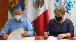 FIRMA FGE CONVENIO DE COLABORACIÓN CON LA ASOCIACIÓN MEXICANA DE MUJERES JEFAS DE EMPRESA CANCÚN ASOCIACIÓN CIVIL A.C.(AMMJE)