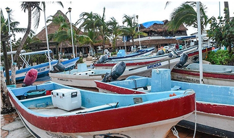 Afecta frente frío al sector náutico de Quintana Roo