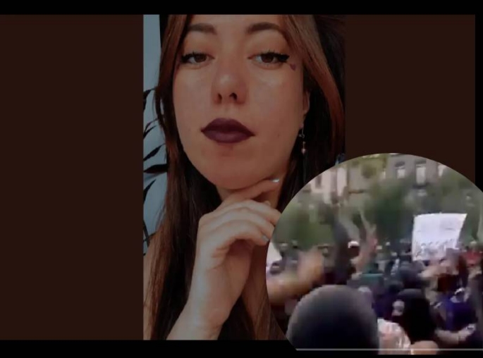 Ella es Vero, la feminista que tras ser golpeada en una manifestación fue diagnosticada de epilepsia