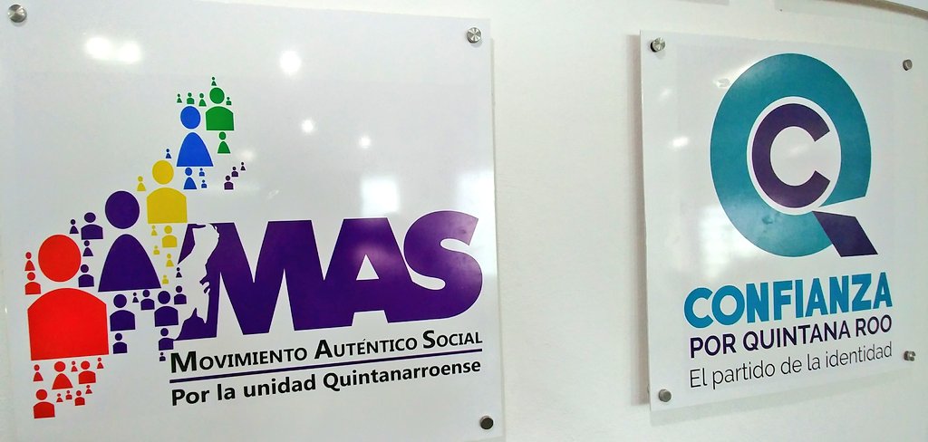 Partidos Confianza por Quintana Roo y Movimiento Auténtico Social regresan en 2022