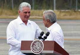 México y Cuba marchan juntos, afirma presidente Díaz-Canel