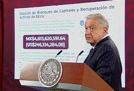 EEUU devolverá a México 246 millones de dólares confiscados a exfuncionario