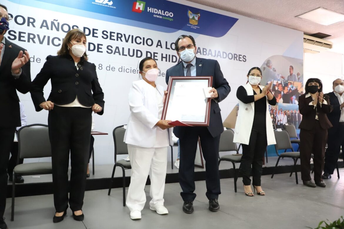 Reconocen a personal del sector salud en Hidalgo