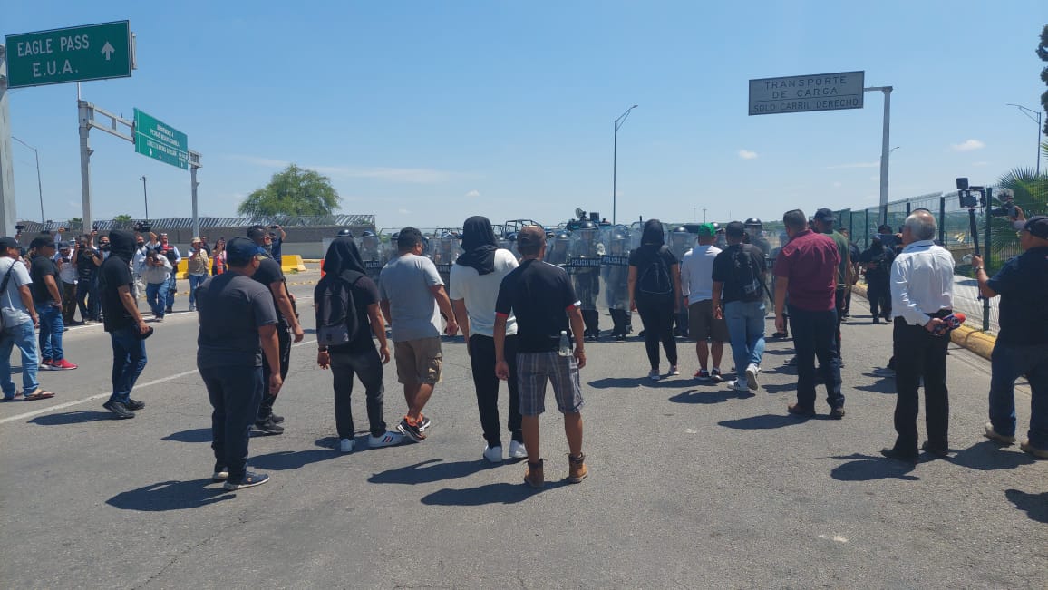 México y EUA realizan simulacro en Puente Internacional número II en Piedras Negras