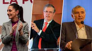 ¿Quién es quién en la Encuesta EF? Así avanzan Sheinbaum, Ebrard y Adán Augusto hacia la presidencia