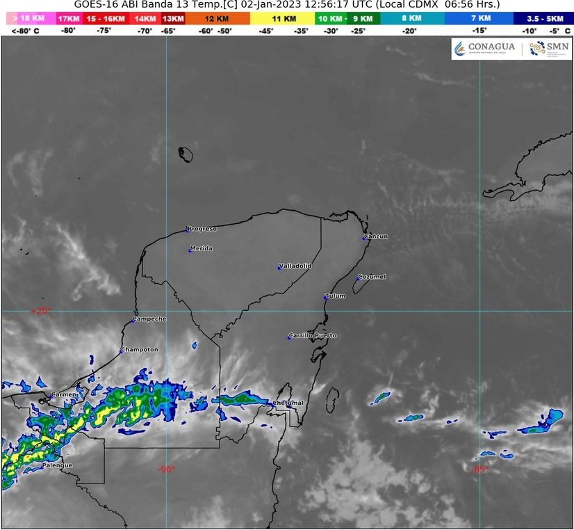 Se espera un día cálido y lluvias aisladas, en Quintana Roo