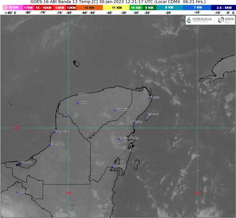 Quintana Roo tedrá un lunes cálido y lluvias aisladas