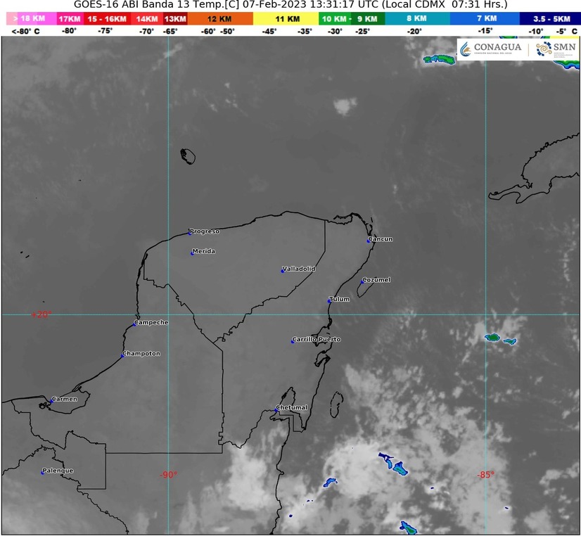 Pronostican lluvias fuertes en Quintana Roo