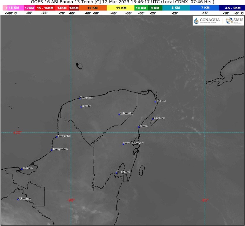 Se espera ambiente templado y caluroso, para Quintana Roo