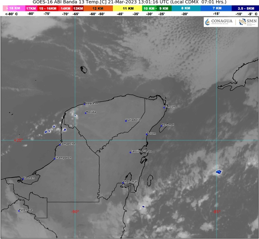 Pronostican lluvias y chubascos, para Quinana Roo