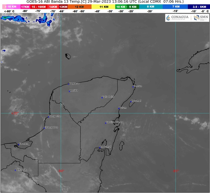 Pronostican cielo despejado y sin lluvias, para Quintana Roo