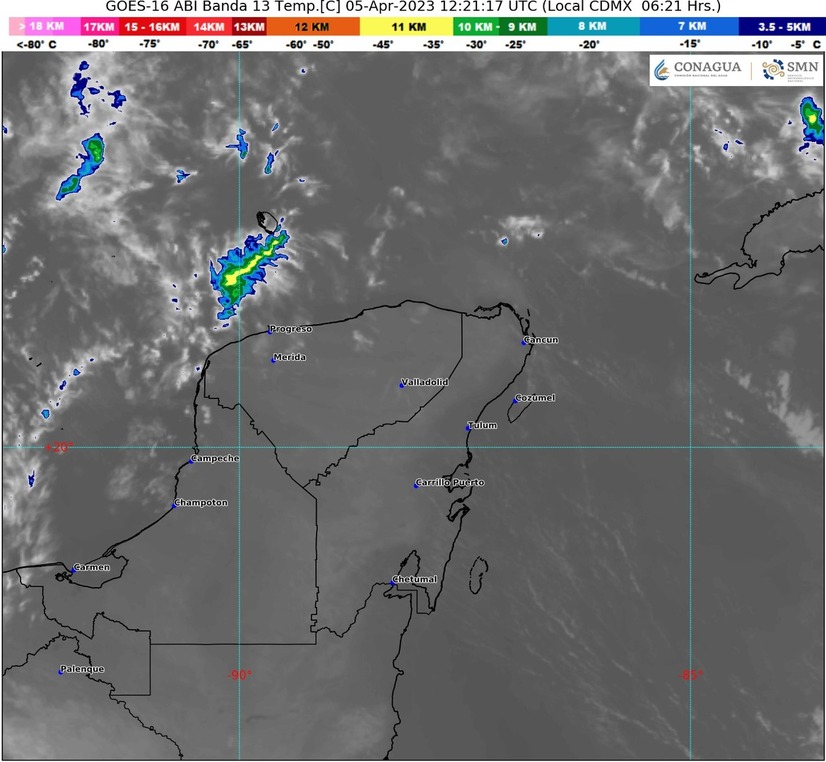 Calor sin lluvia, pronóstico para Quintana Roo