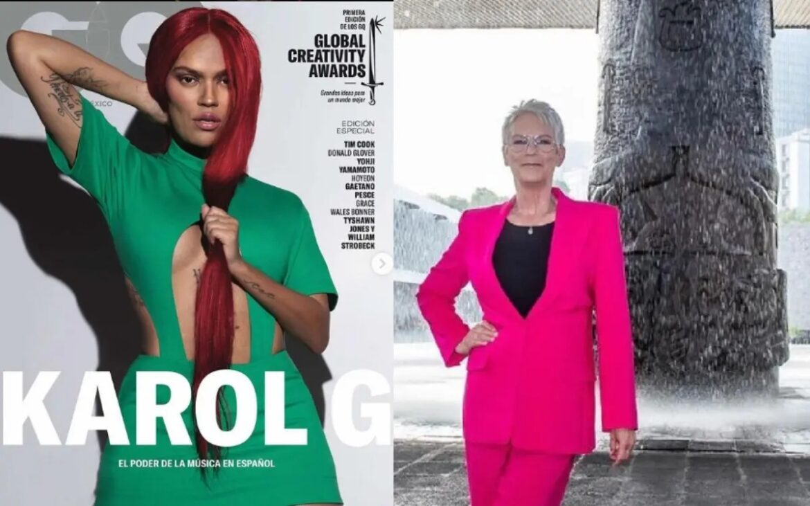 Jamie Lee Curtis respalda a Karol G por su reclamo ante excesivo photoshop en revista