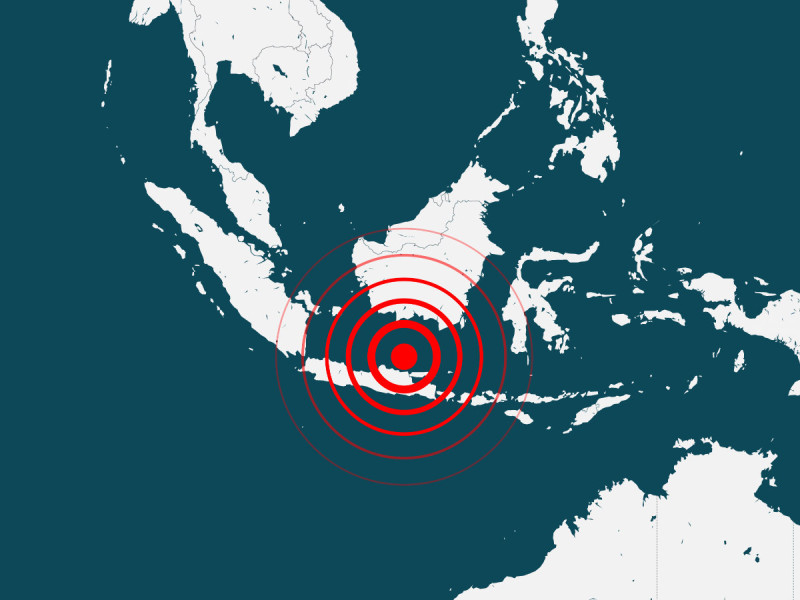 Sismo de magnitud 6.6 sacude la isla de Java, en Indonesia