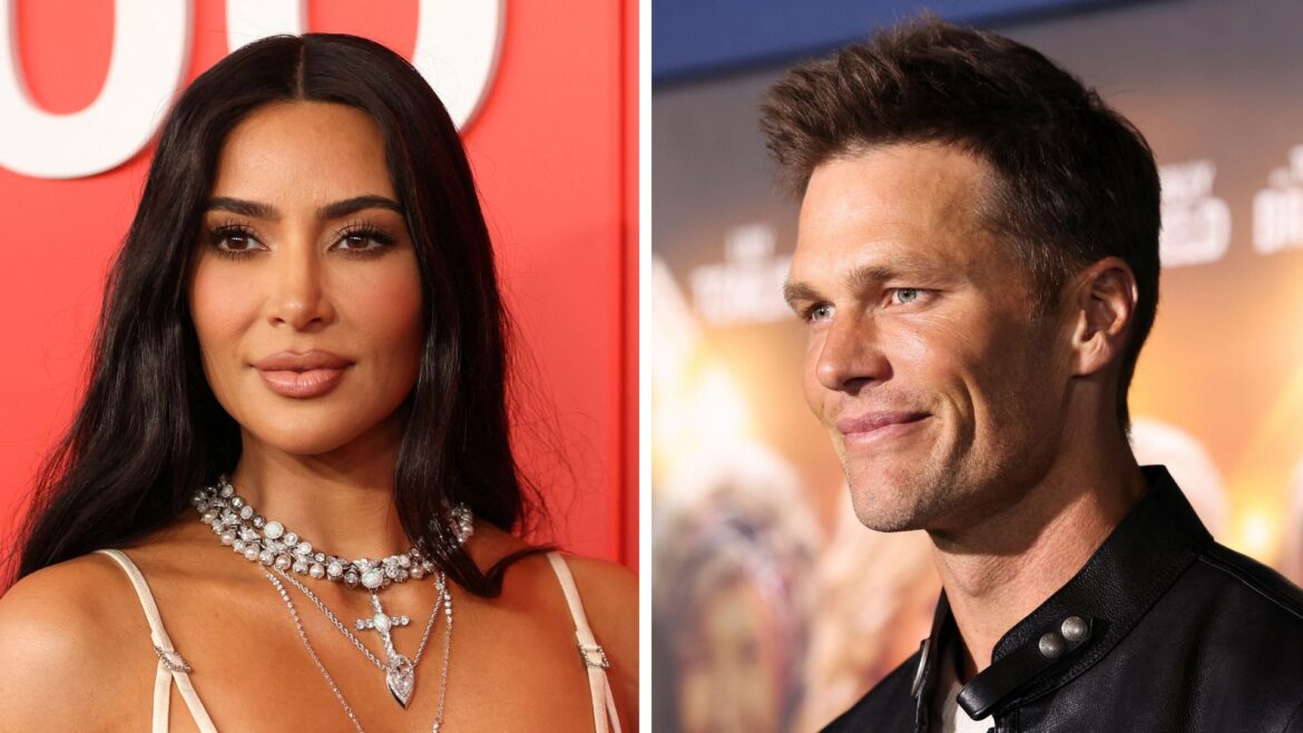 Kim Kardashan niega romance con Tom Brady