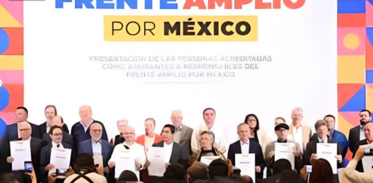 Página del Frente Amplio por México falla tras iniciar la recolección de firmas