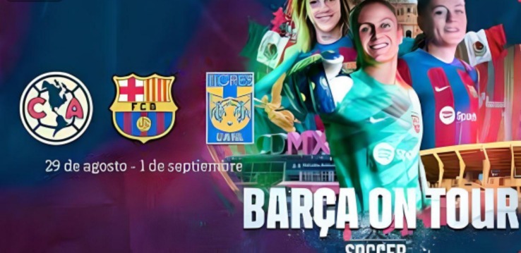 América y Tigres enfrentarán al Barcelona femenil en México