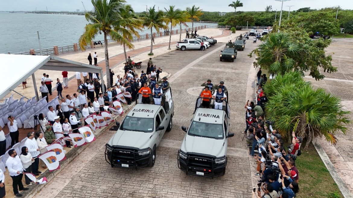 Aplican blindaje policial por Guadalupe-Reyes en Quintana Roo