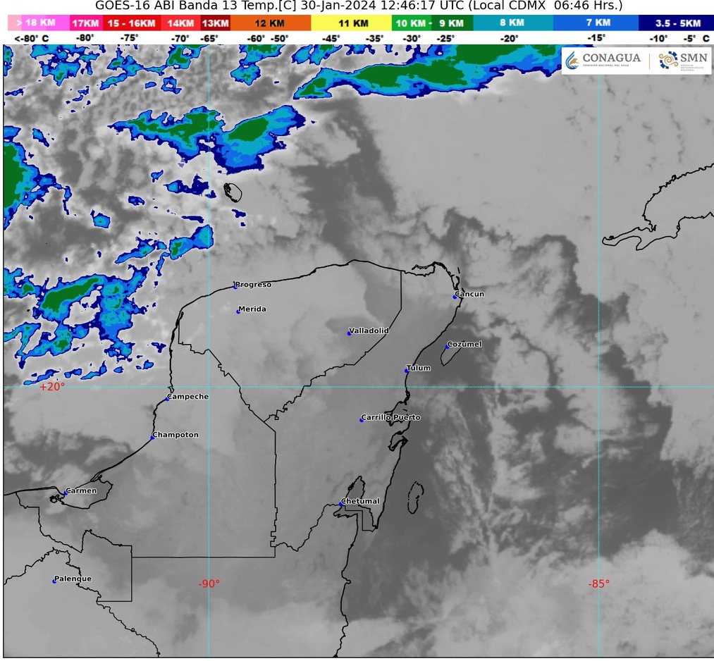 Se espera clima fresco a cálido con posibles lluvias y viento moderado