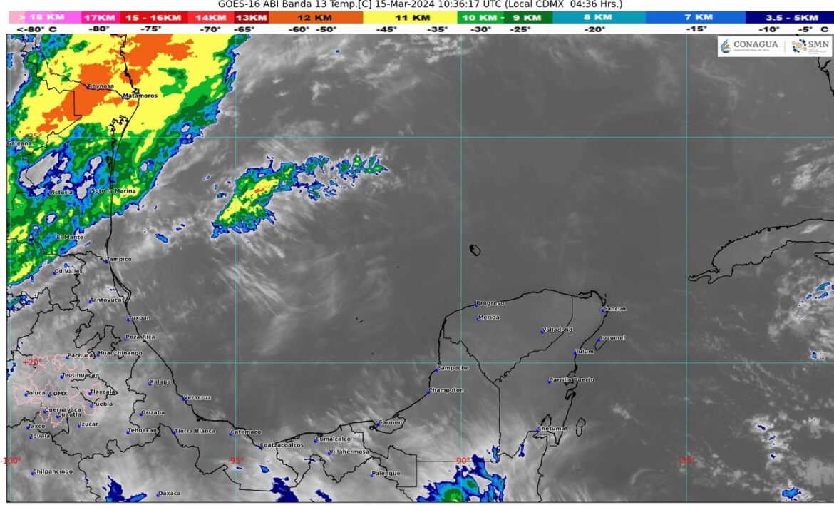 PRONOSTICAN AIRE HÚMEDO Y SURADA EN QUINTANA ROO