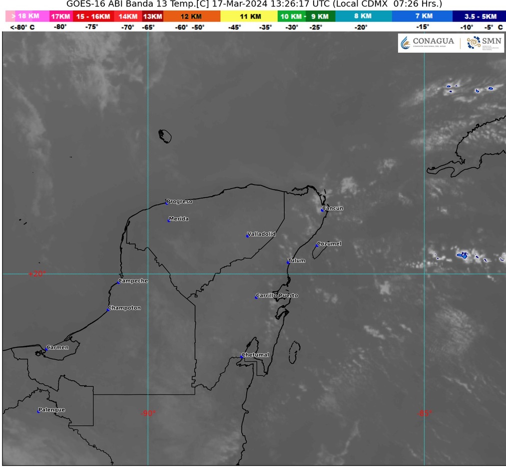 Lluvias aisladas y aumento de temperaturas