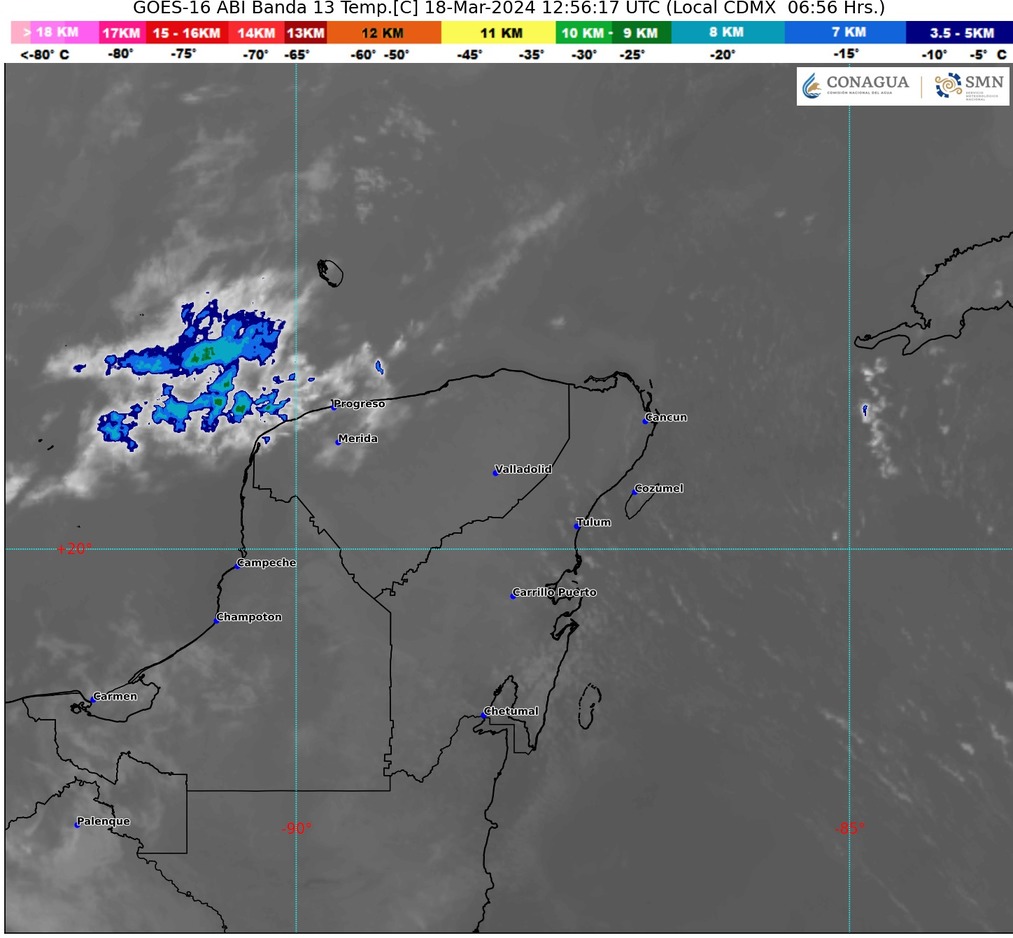 PRONOSTICAN CLIMA EXTREMADAMENTE CALUROSO PARA LA PENÍNSULA DE YUCATÁN