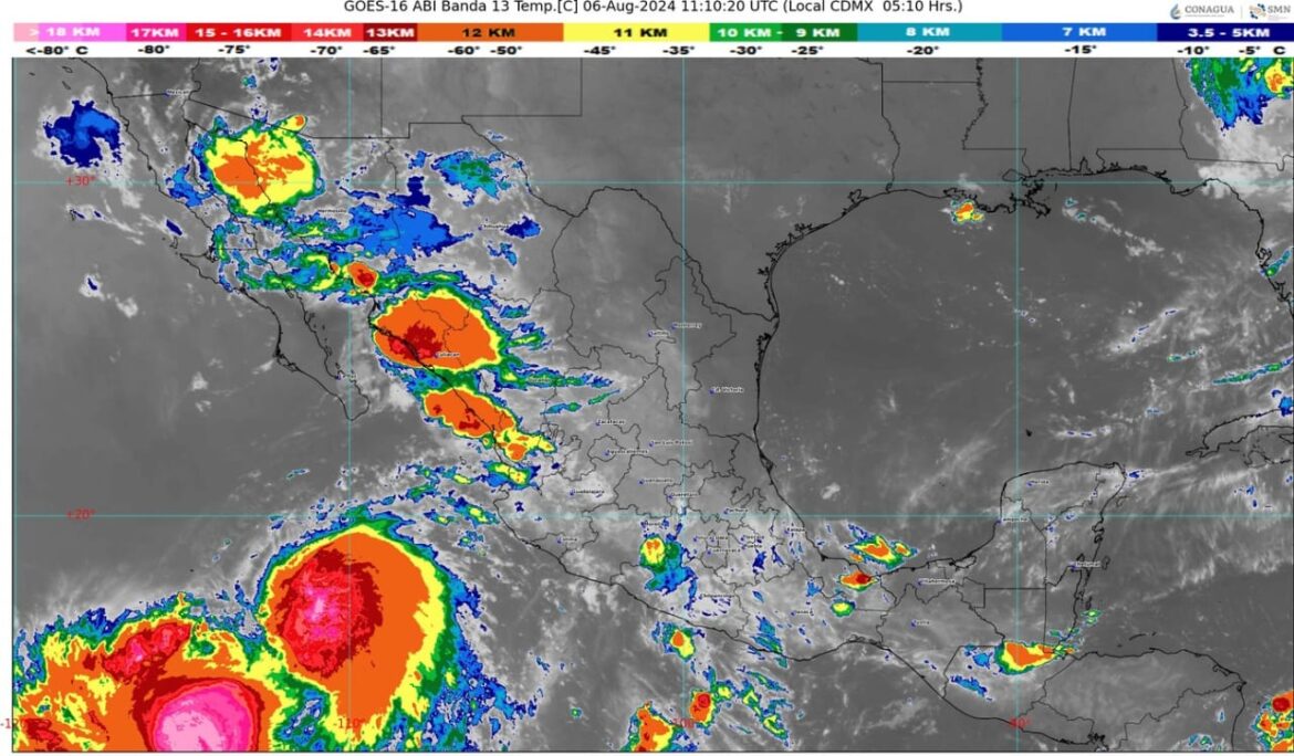 Tormenta tropical Fabio generará lluvias en México