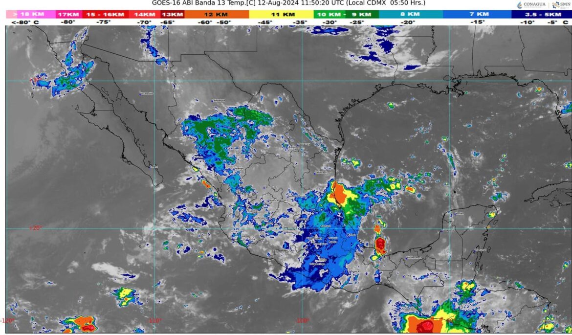 Pronostican lluvias intensas y vientos en el Noroeste de México