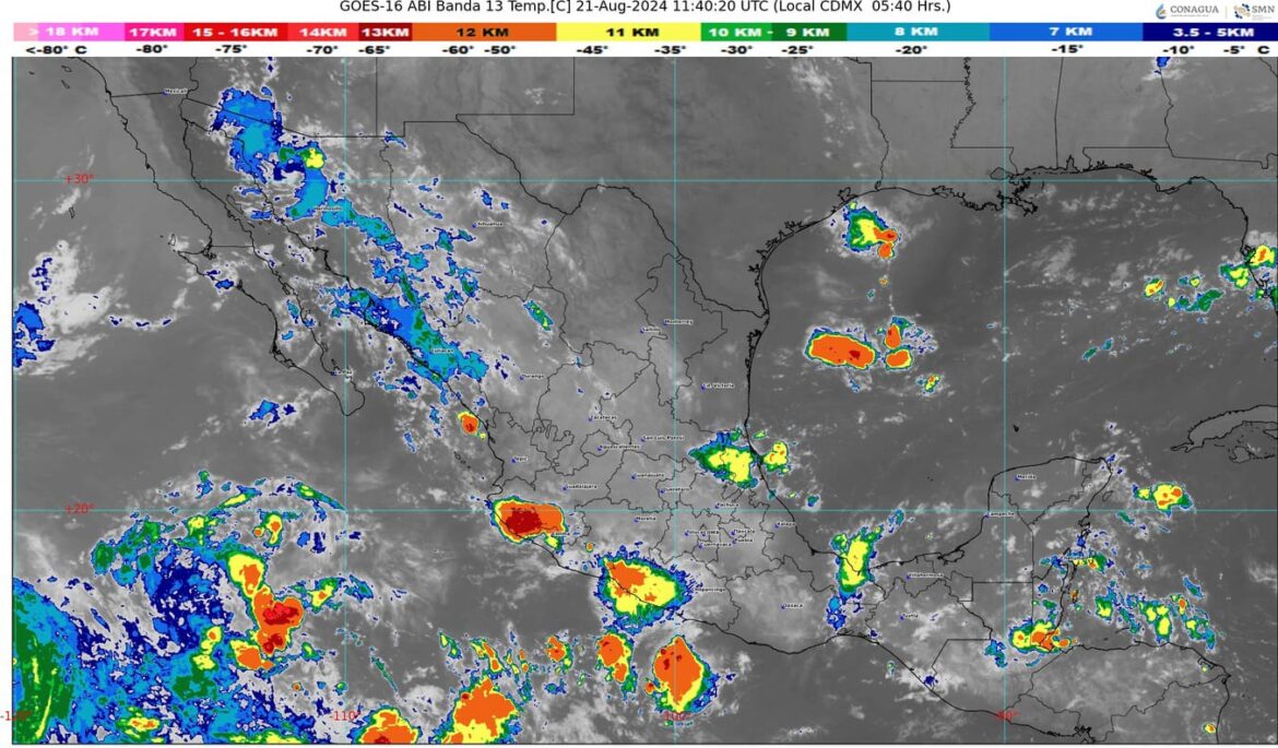 Se mantendrá el ambiente muy caluroso en el noreste, norte y noreste del territorio mexicano