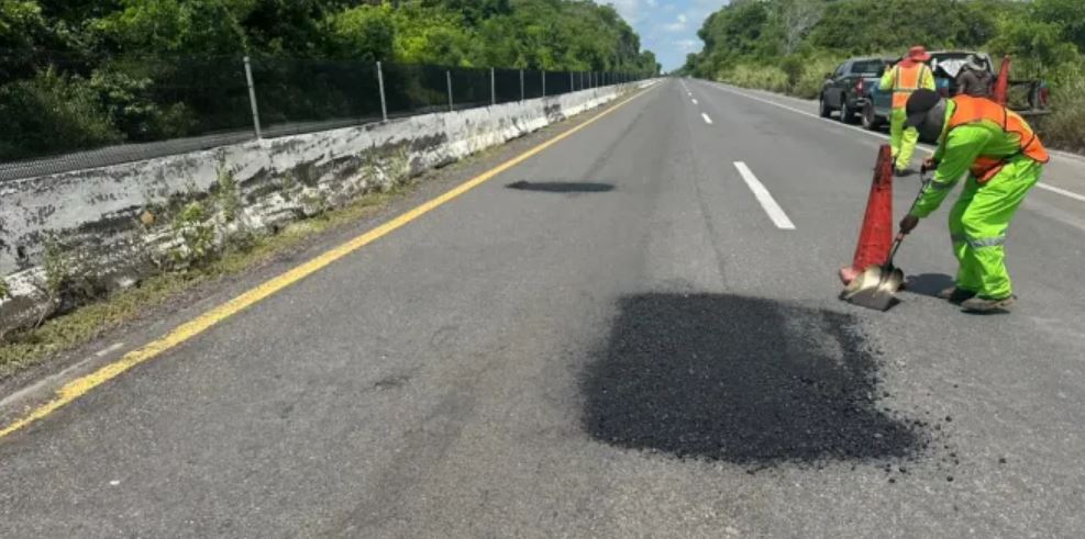 Sigue la rehabilitación de la carretera Xalapa-Veracruz