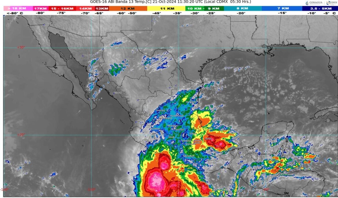 El frente número 5 se extenderá sobre la frontera norte de México