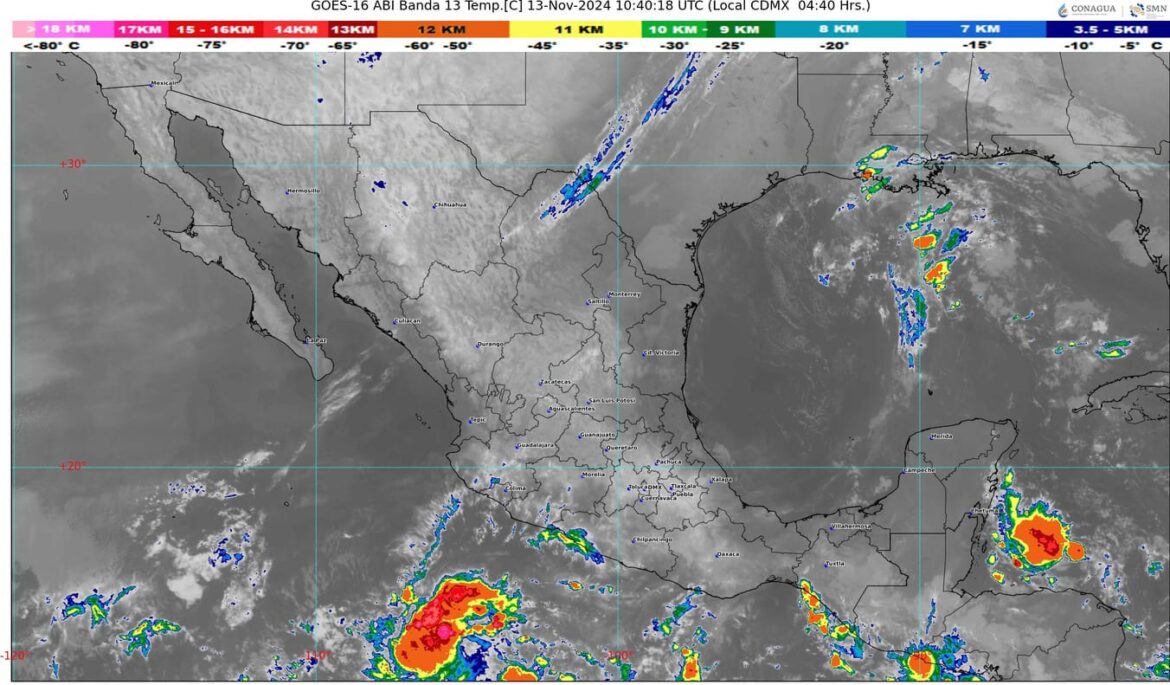 El frente frío número 9 recorrerá el norte y noreste de México