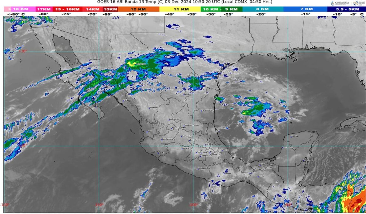 Un nuevo frente frío ingresará a México