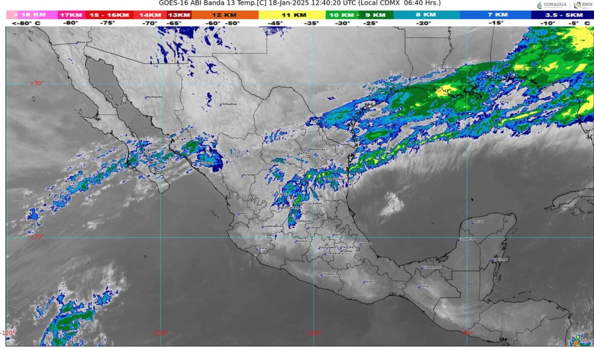 Nuevo frente frío impactará con lluvias, vientos y descenso térmico en México