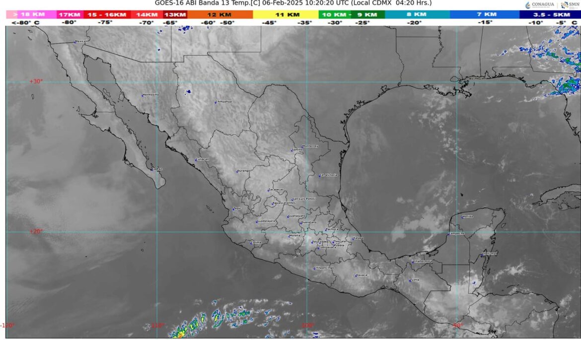 Pronostican día cálido a caluroso en gran parte de México