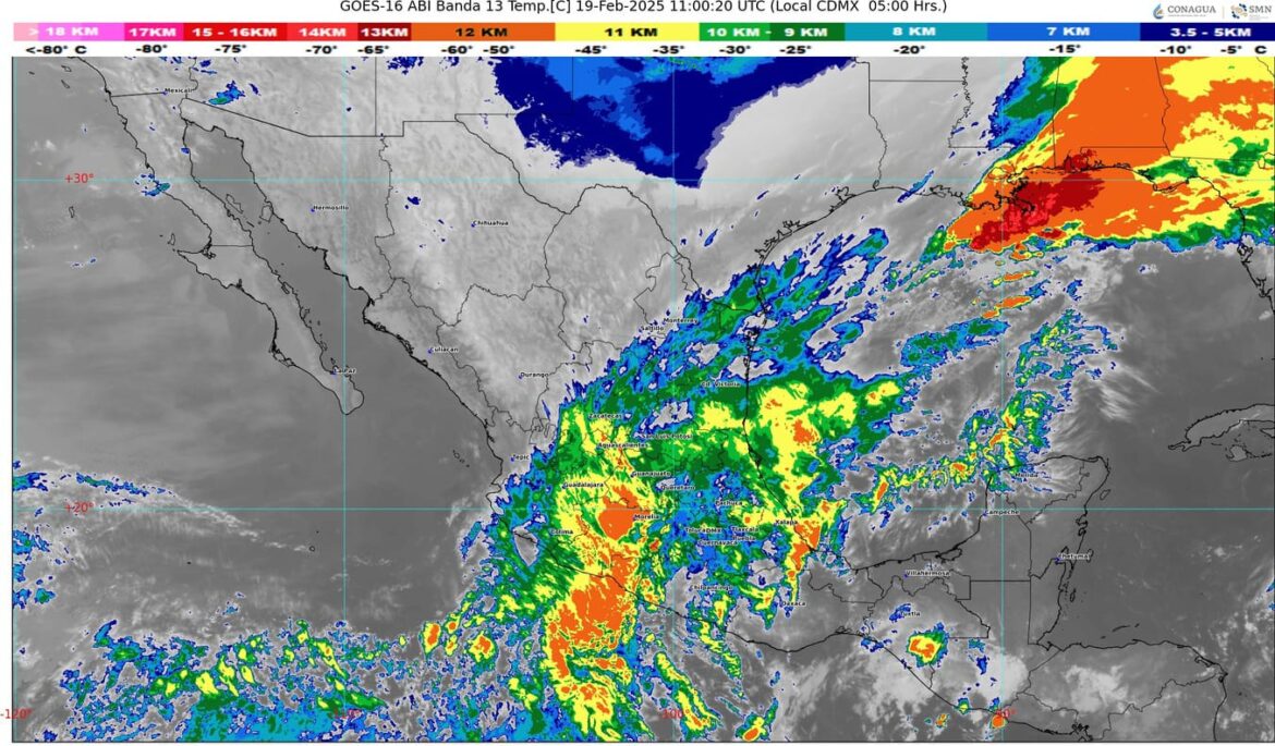 El frente frío 28 se desplazará sobre el litoral del golfo de México