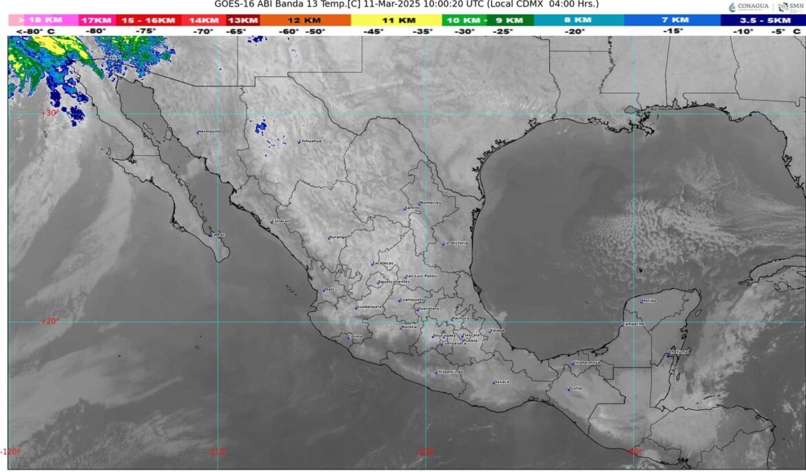 Un nuevo frente frío afectará al noroeste de México