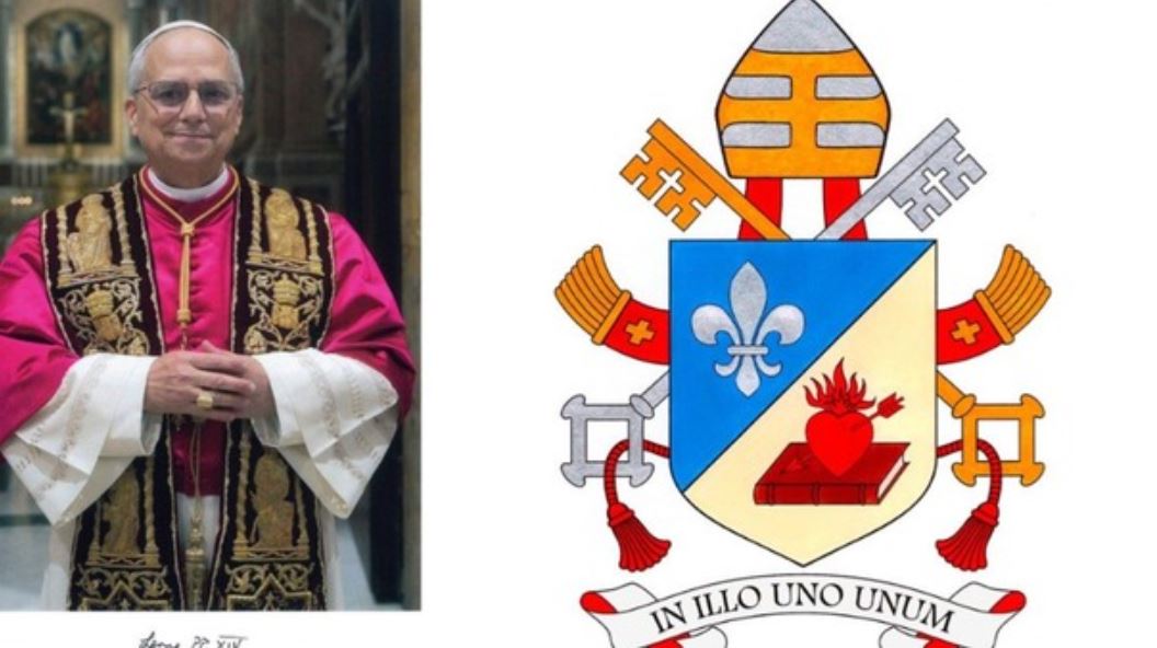 El Vaticano publica el escudo y el lema del papa León XIV