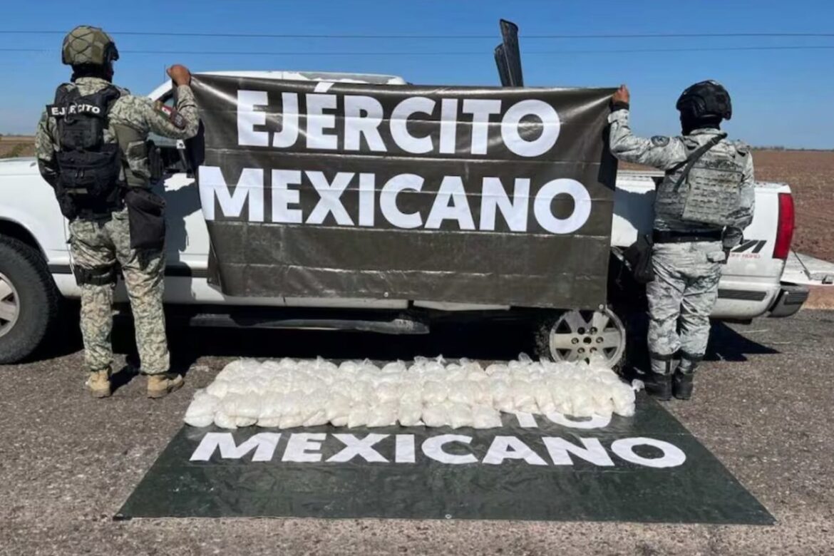 Aseguran cargamento de 200 kilos de metanfetamina, en Sonora