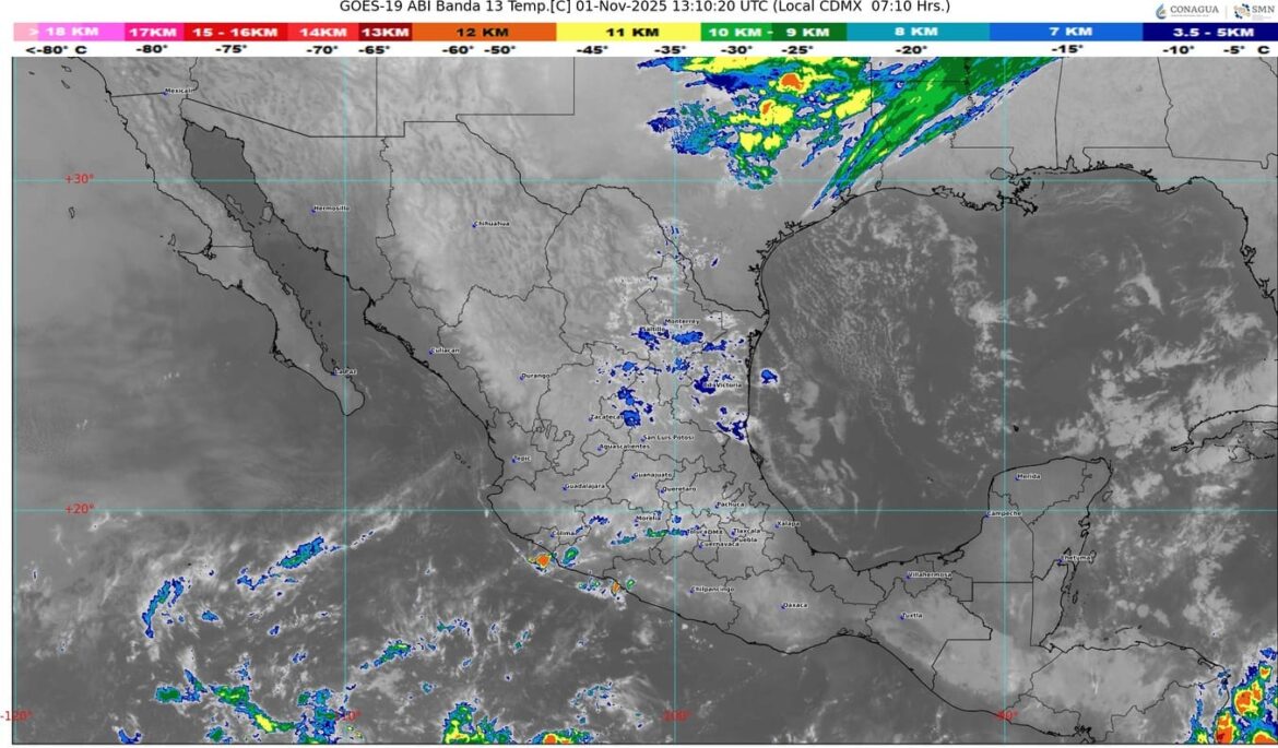 México vive un inicio de noviembre con clima estable