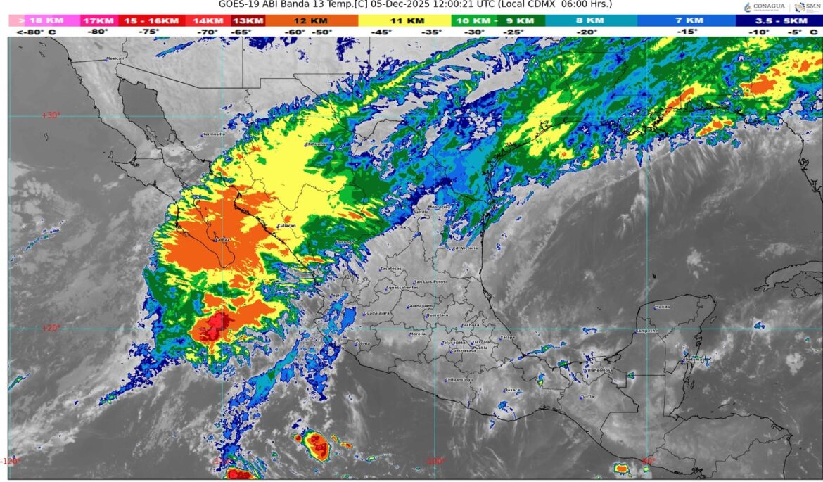 El frente frío 18 “se estacionará en México”