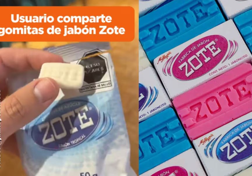 Joven se vuelve viral al mostrar que sí existen las famosas gomitas hechas con Jabón Zote