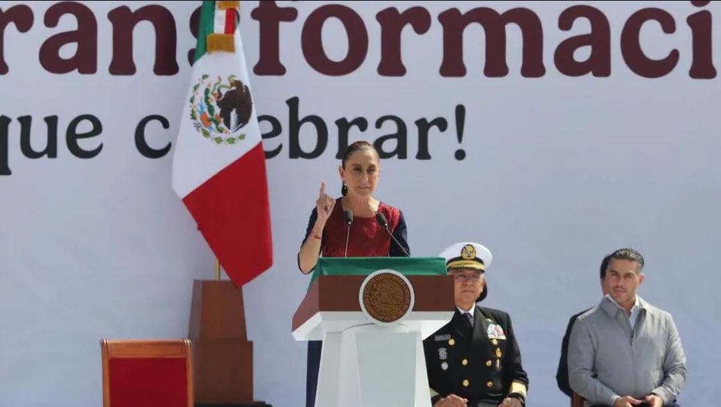 “México ya cambió… no somos colonia, ni protectorado de nadie”: Frases de Sheinbaum en mitin de siete años de la 4T
