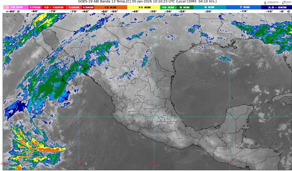 El frente número 26 dejará de afectar a México