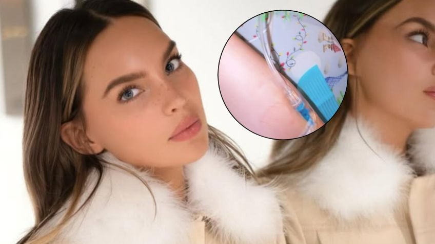 Belinda genera preocupación tras publicar foto recibiendo un tratamiento, ¿qué le pasó?