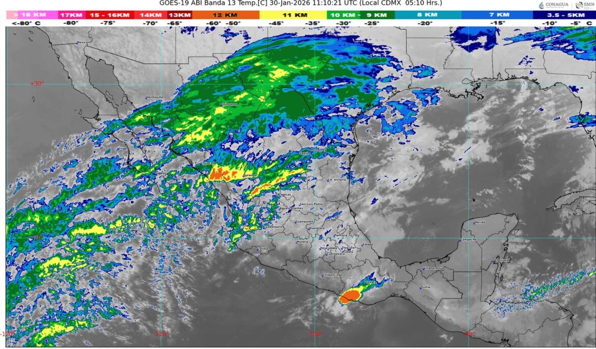 El frente frío número 32 recorrerá el noreste y oriente del país