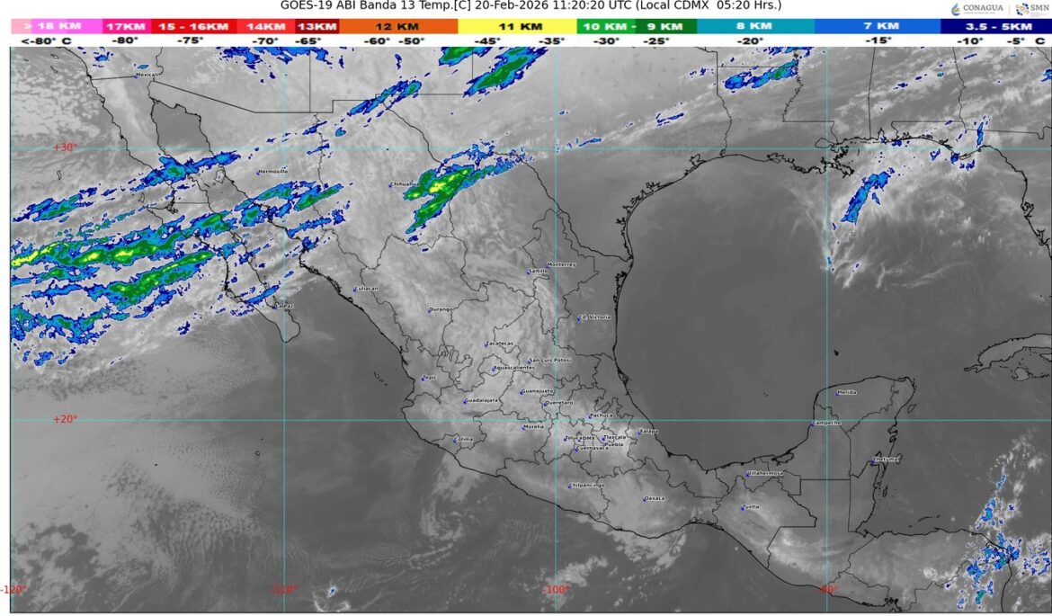 El frente frío número 37 se desplazará sobre el noroeste de México