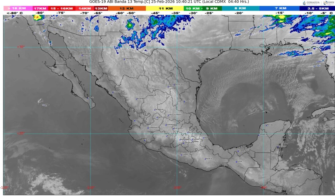 Pronostican día muy caluroso en el noroeste, norte y occidente de México